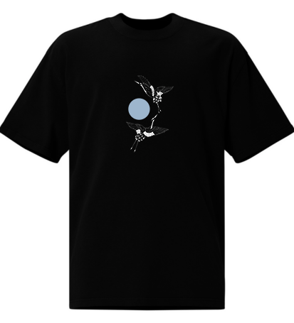 Japanese Crane β Oversized t-shirt