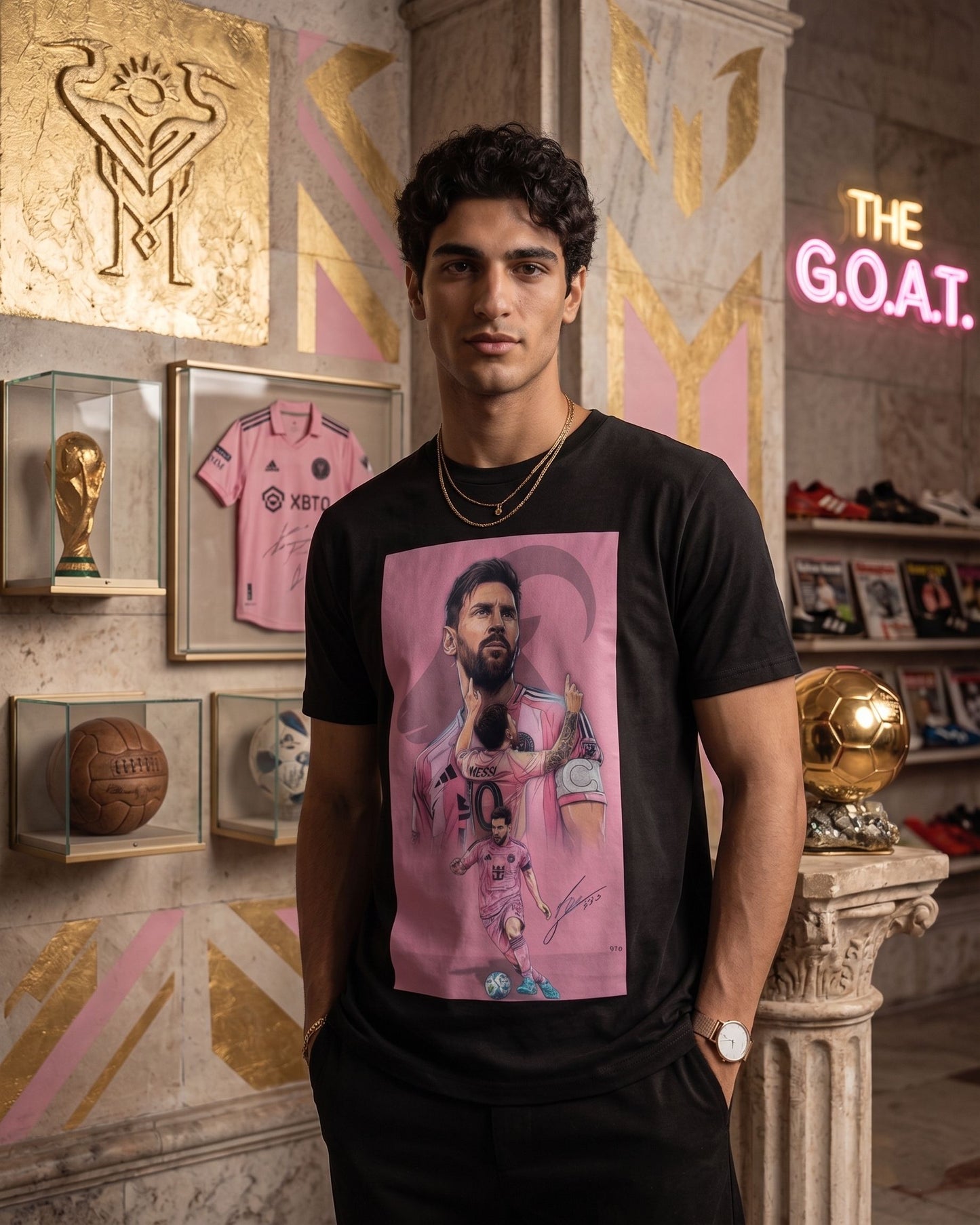 Miami Messi - Premium Cotton T-Shirt