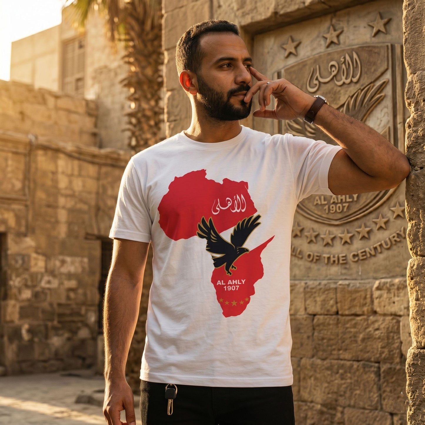 AL Ahly = African Empire - Premium Cotton T-Shirt