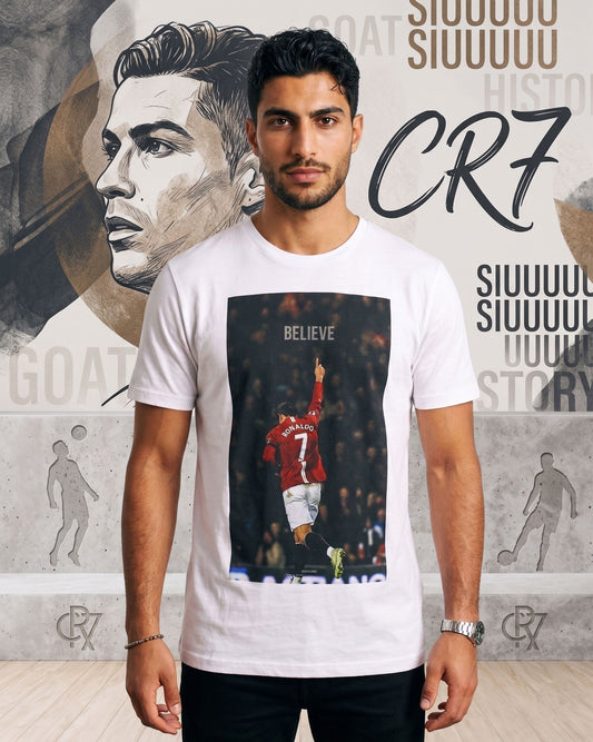 Believe CR7 - Premium Cotton T-Shirt