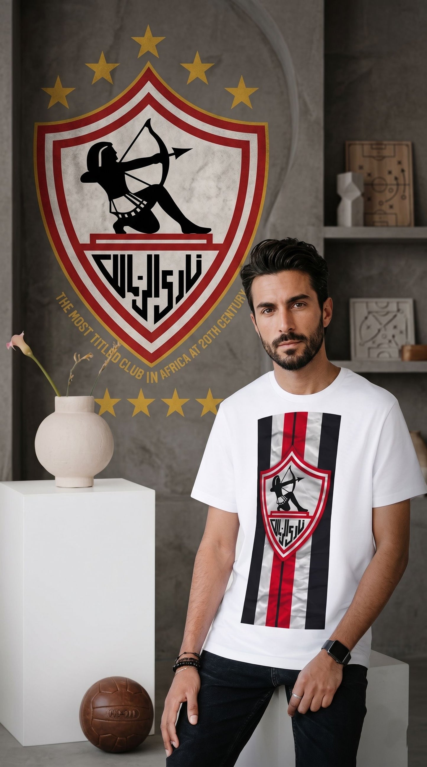 Zamalek = Egypt - Premium Cotton T-Shirt