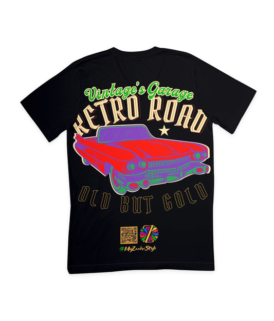 ريترو رود – تي شيرت كبير الحجم