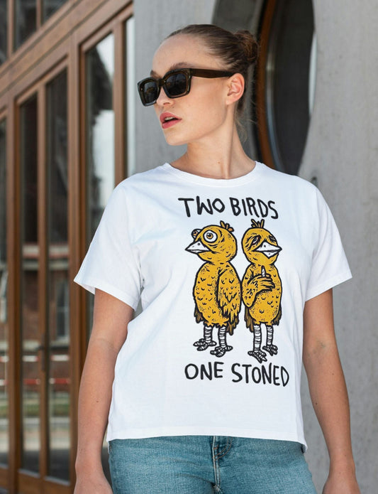 Two Birds One stoned - Oversized T-Shirt