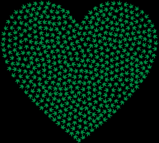 Weed Heart β Oversized T-Shirt