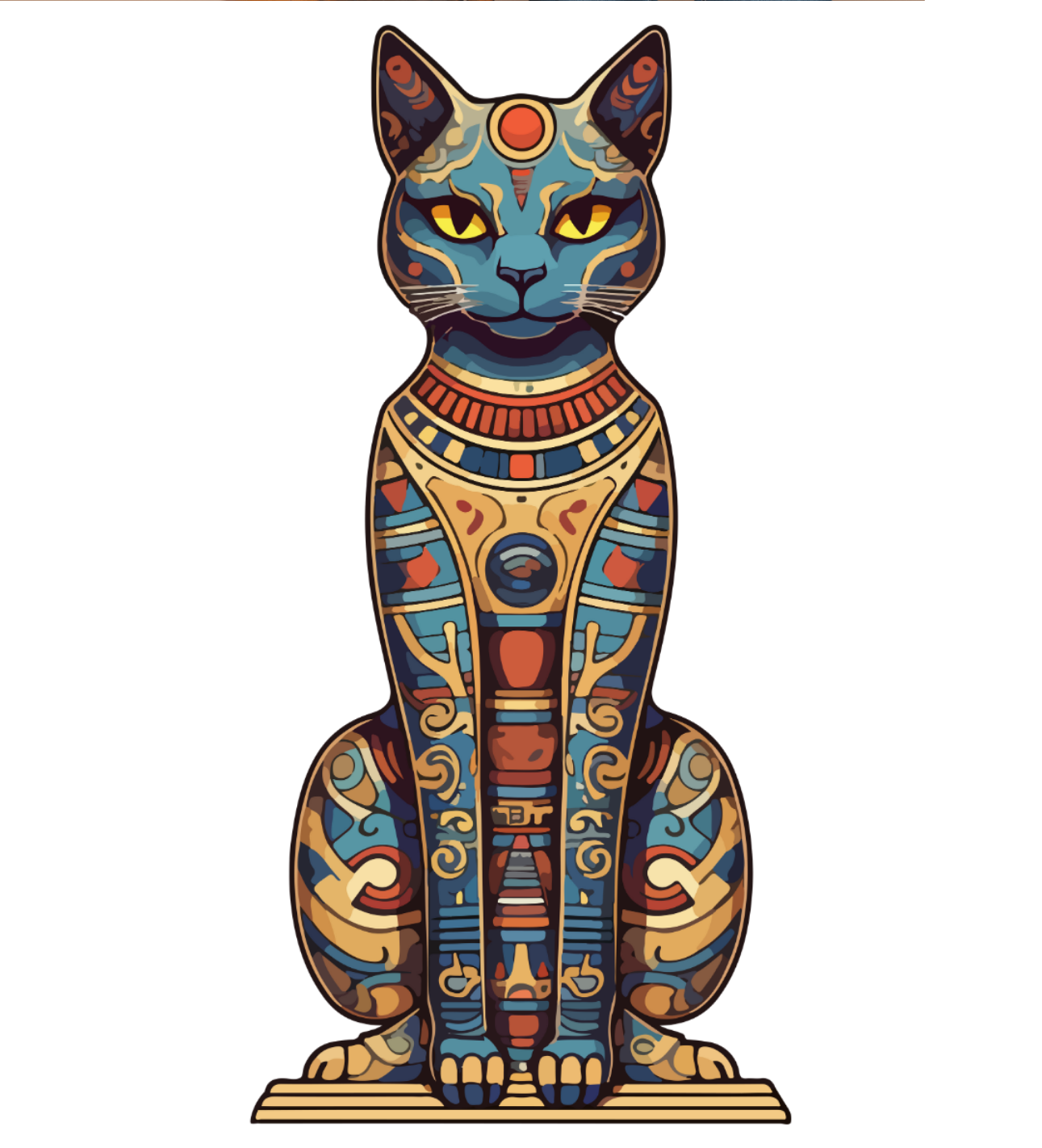 تي شيرت مريح من Cat King 