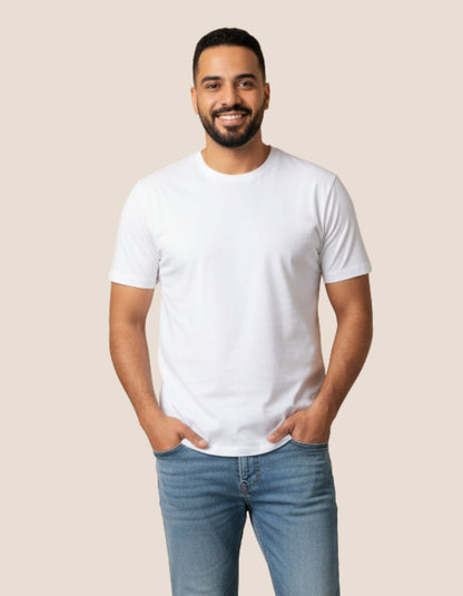 تي شيرت مريح + خيار الطباعة