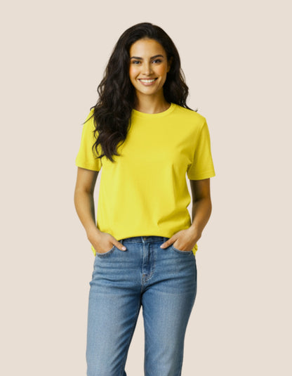 تي شيرت مريح + خيار الطباعة