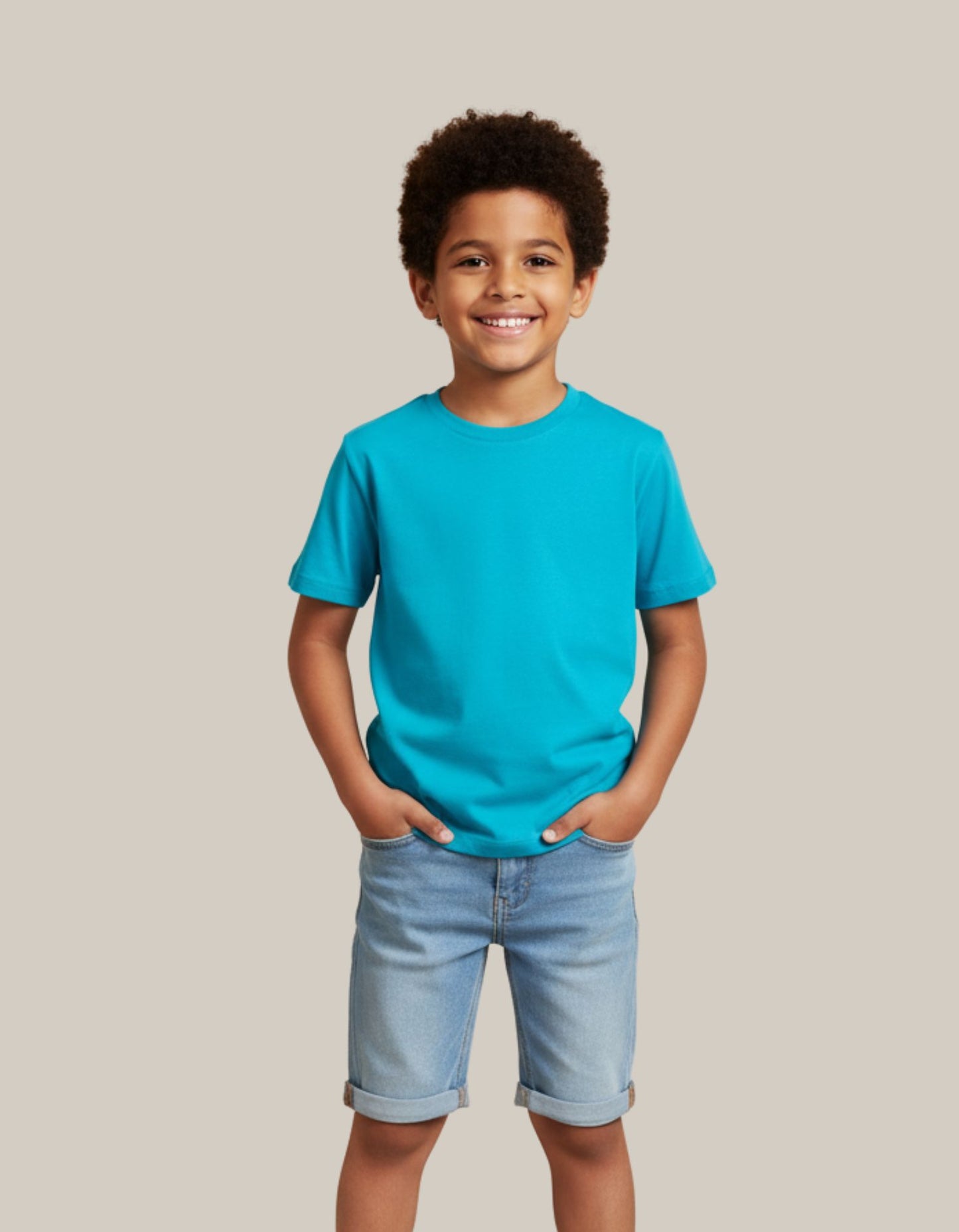 تي شيرت للأطفال + خيار الطباعة