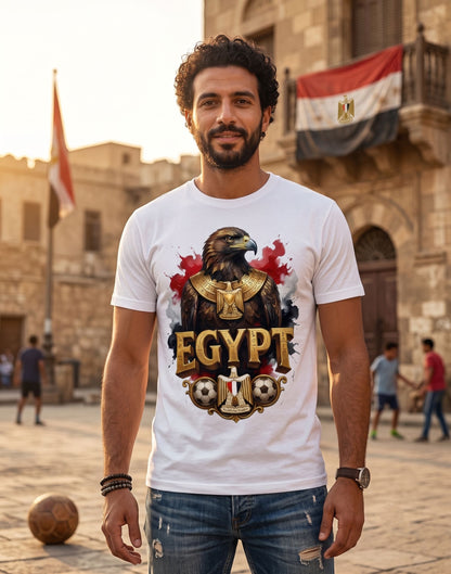 Eagle Egypt World Cup 2026 - Premium Cotton T-Shirt