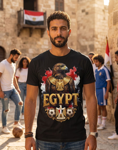 Eagle Egypt World Cup 2026 - Premium Cotton T-Shirt