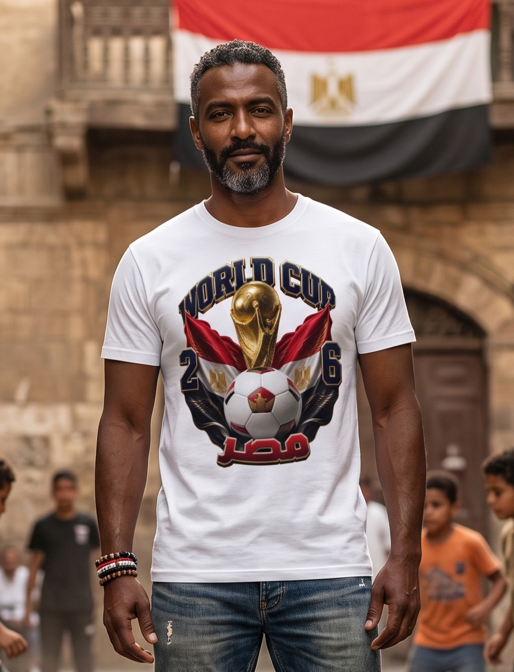 مصر Egypt World Cup 2026 - Premium Cotton T-Shirt