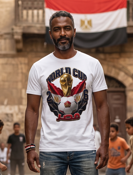 مصر Egypt World Cup 2026 - Premium Cotton T-Shirt