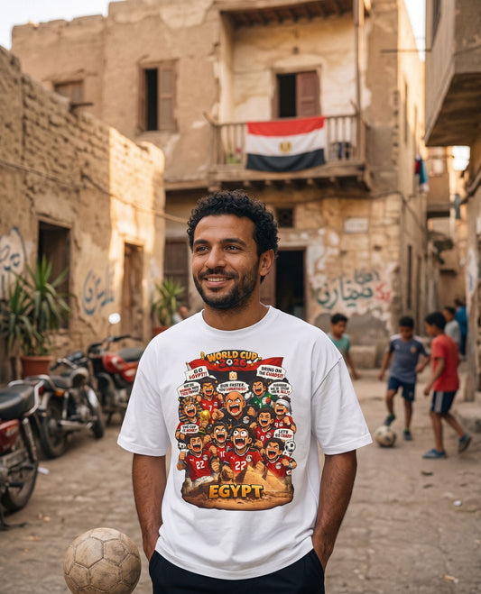 Anime - Egypt World Cup 2026 - Premium Cotton T-Shirt