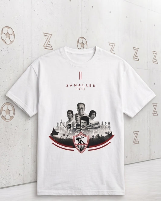 Zamalek Legends - Premium Cotton T-Shirt