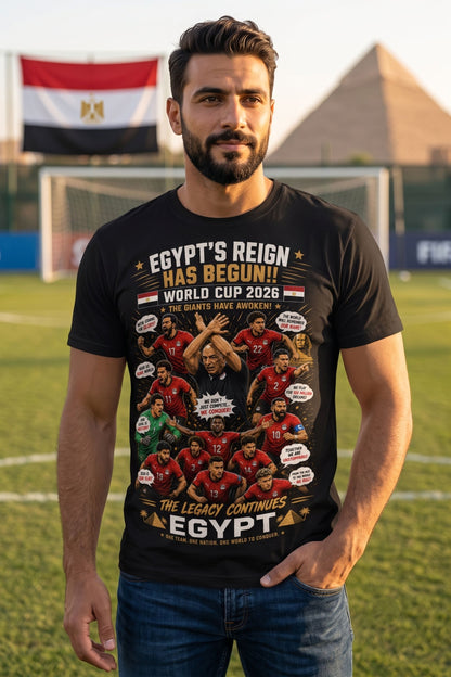 Egypt Regin World Cup 2026 - Premium Cotton T-Shirt