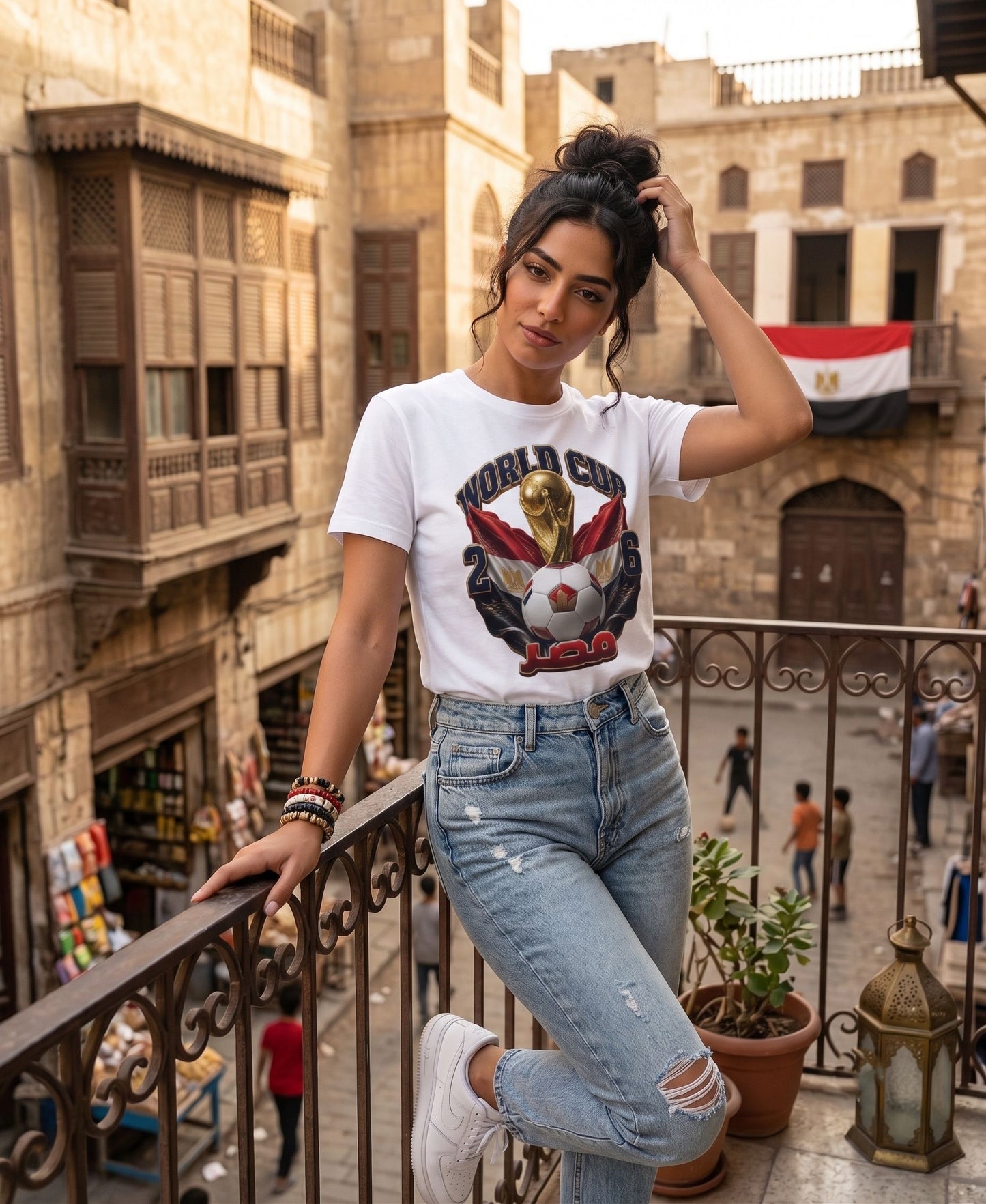 مصر Egypt World Cup 2026 - Premium Cotton T-Shirt