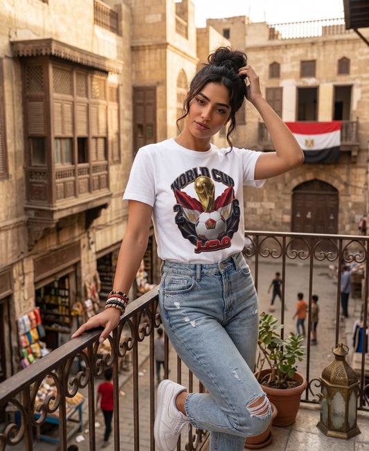 مصر Egypt World Cup 2026 - Premium Cotton T-Shirt