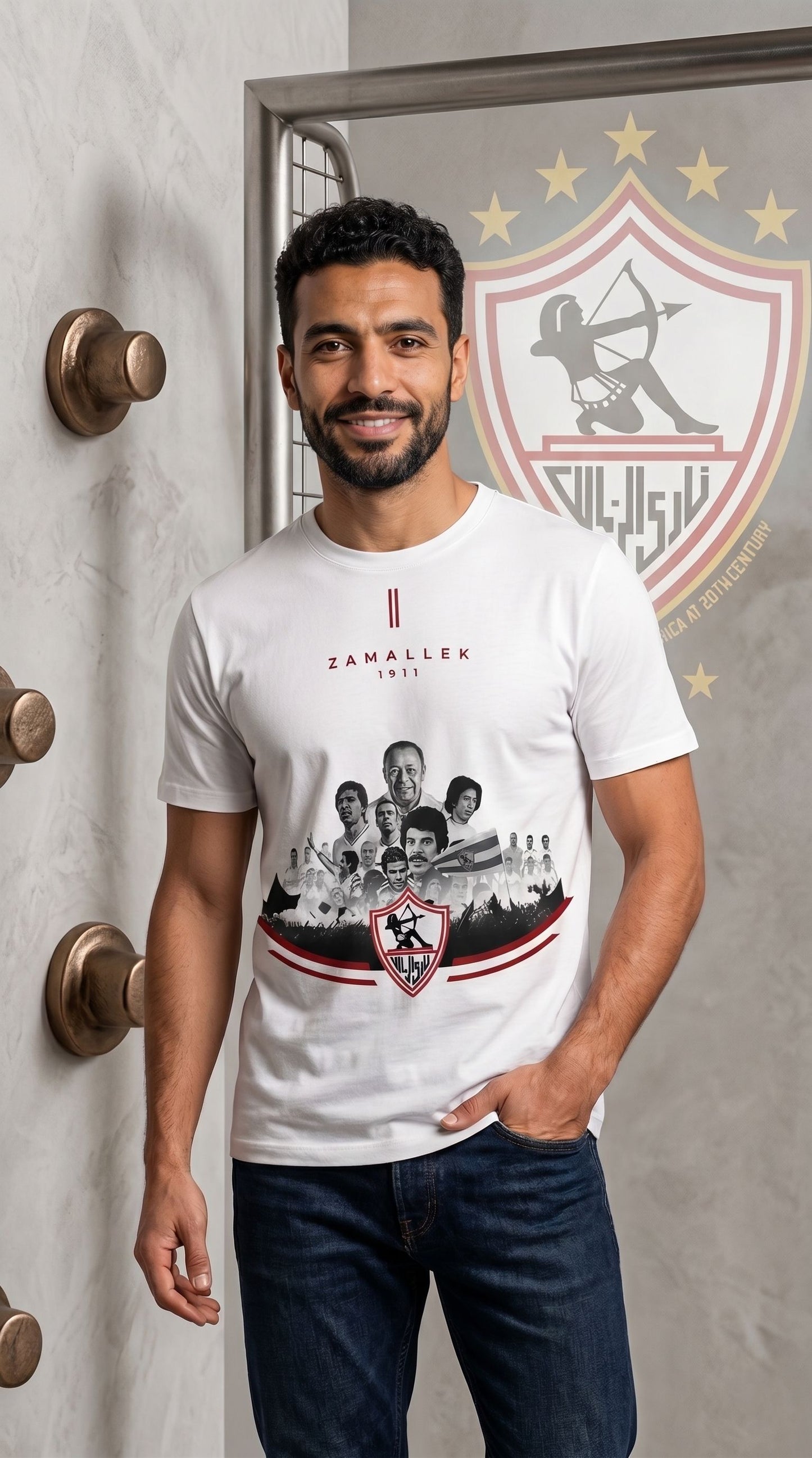 Zamalek Legends - Premium Cotton T-Shirt