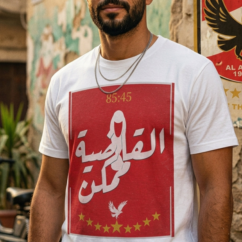 القاضية ممكن الاهلي - Premium Cotton T-Shirt
