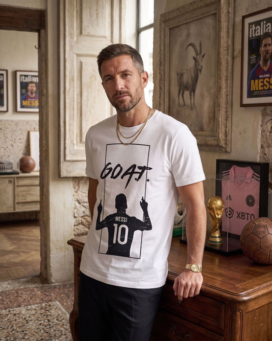 GOAT Messi - Premium Cotton T-Shirt