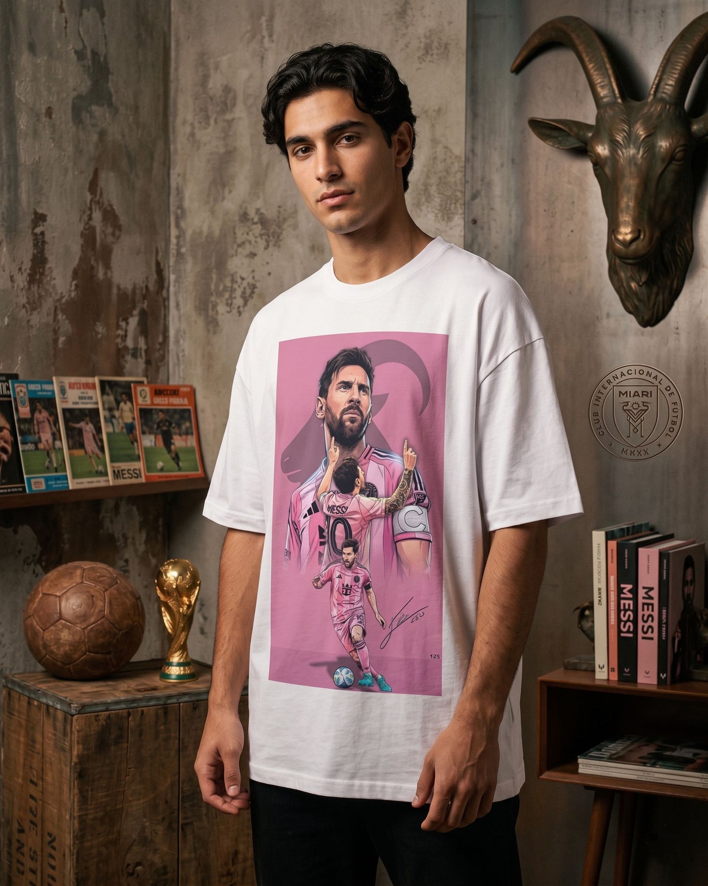 Miami Messi - Premium Cotton T-Shirt