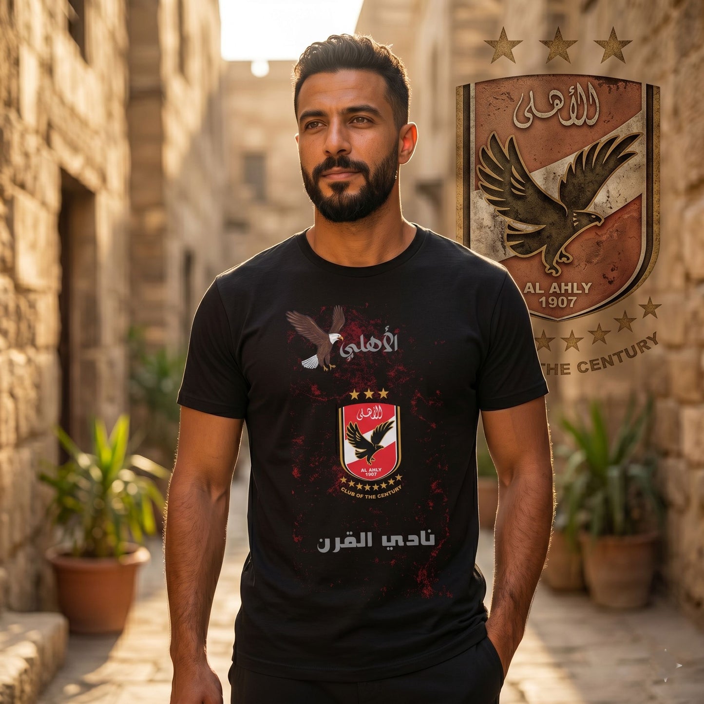 الأهلي نادي القرن - Premium Cotton T-Shirt