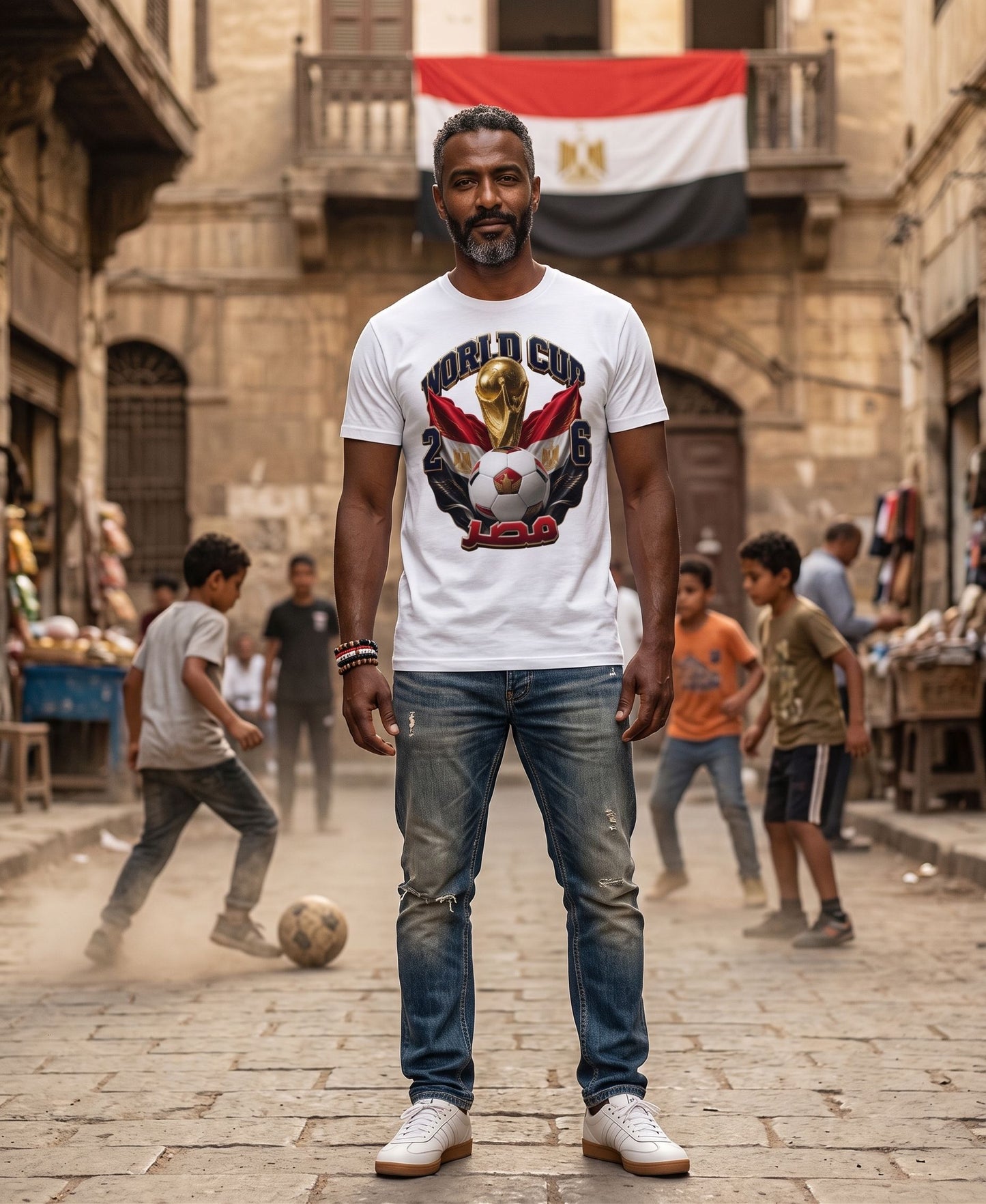 مصر Egypt World Cup 2026 - Premium Cotton T-Shirt