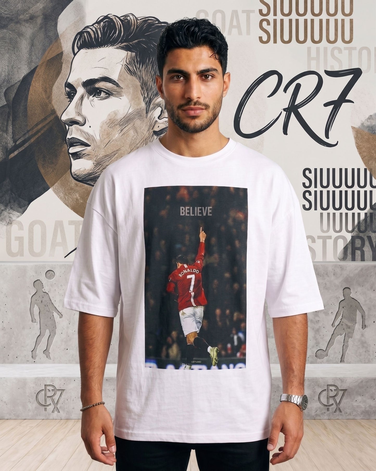 Believe CR7 - Premium Cotton T-Shirt