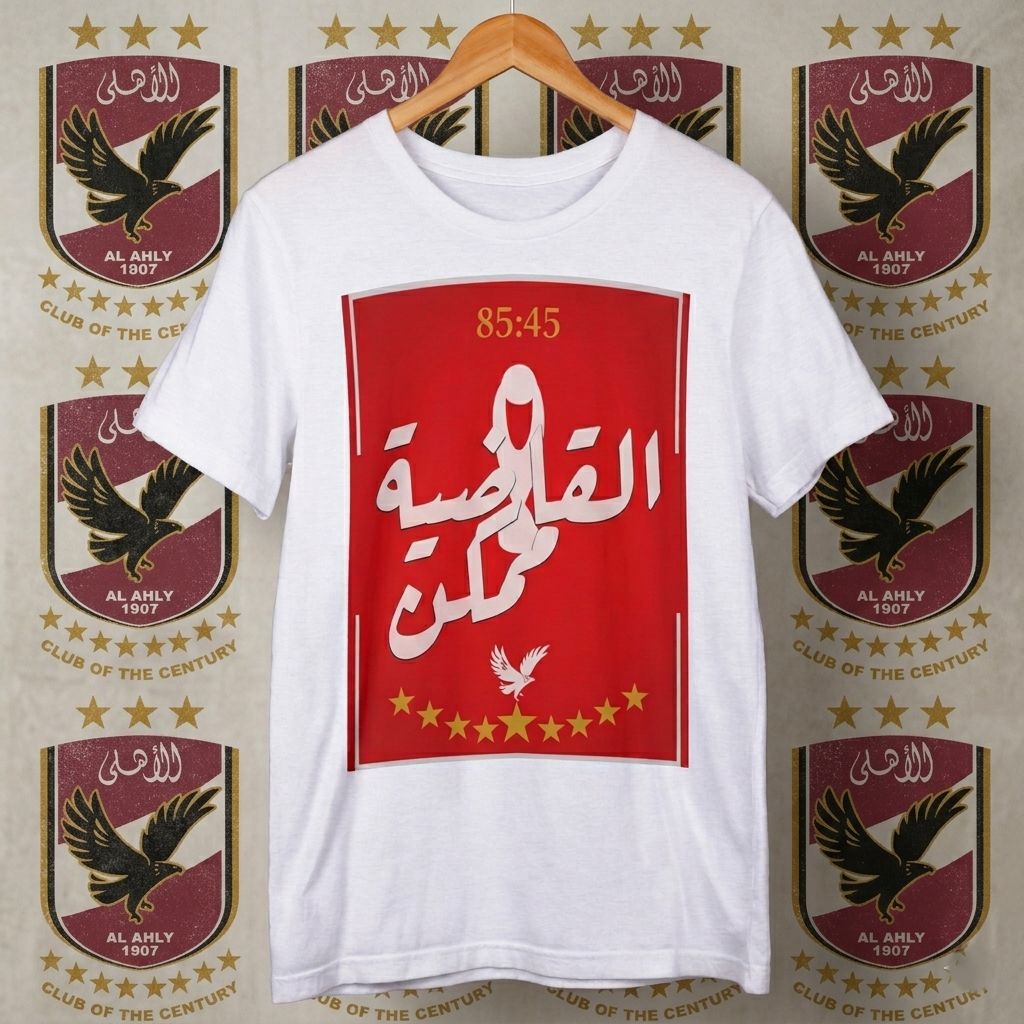 القاضية ممكن الاهلي - Premium Cotton T-Shirt