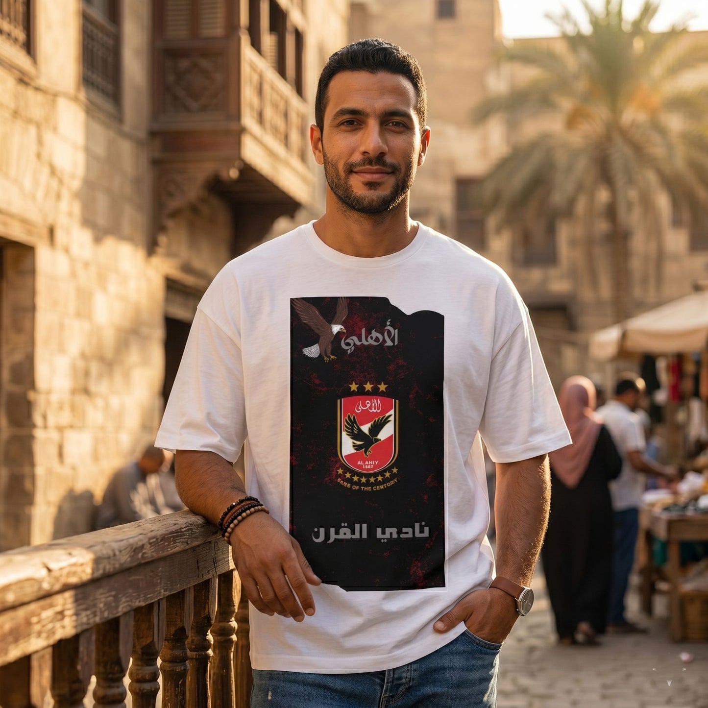 الأهلي نادي القرن - Premium Cotton T-Shirt