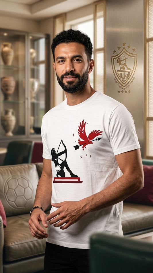 Zamalek Arrow - Premium Cotton T-Shirt