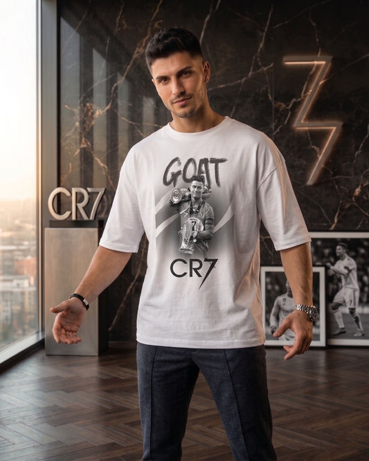 GOAT CR7 - Premium Cotton T-Shirt