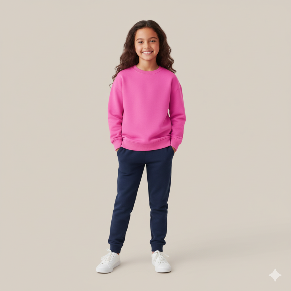 بنطلون قطن للأطفال + خيار الطباعة