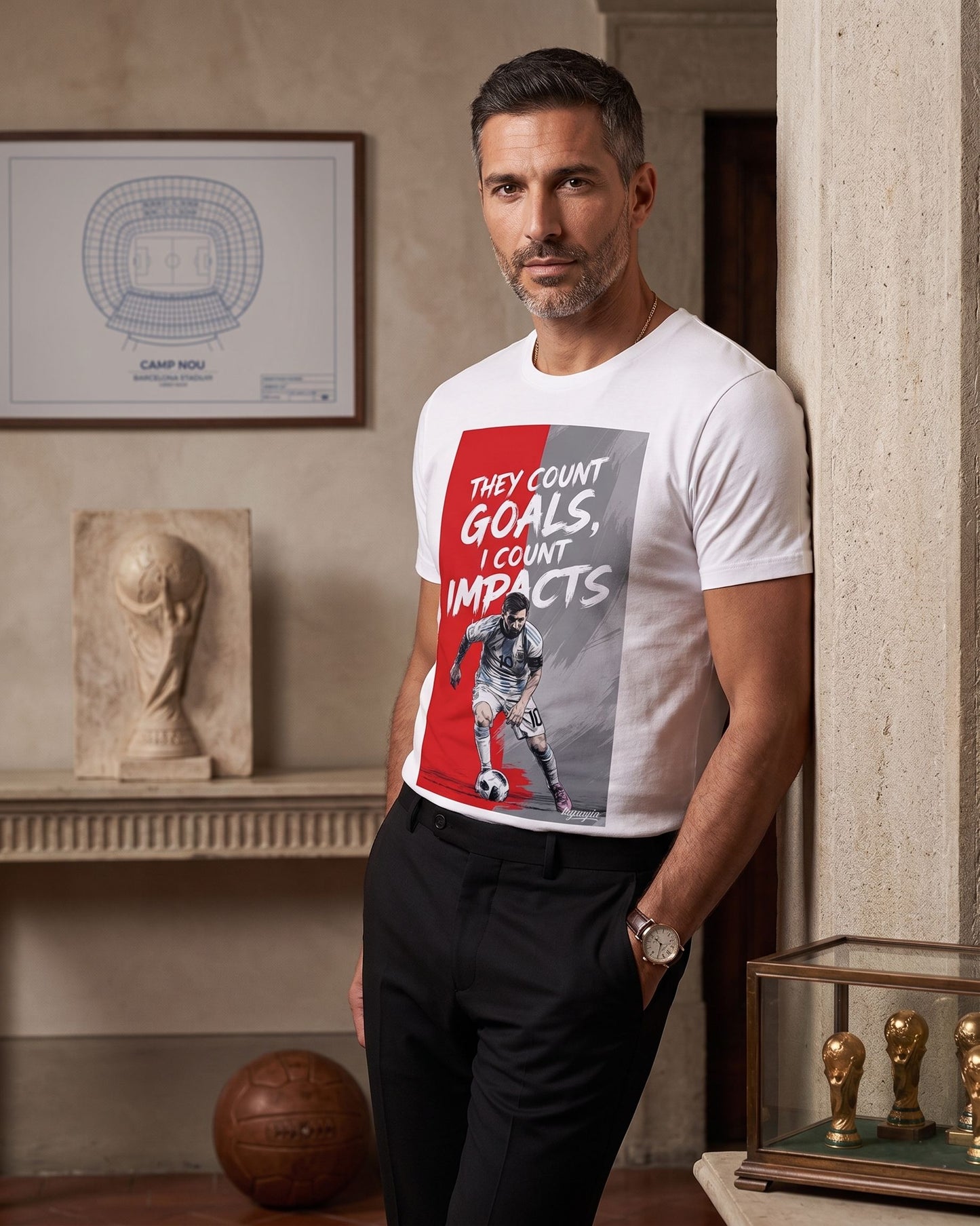 Impact Messi - Premium Cotton T-Shirt