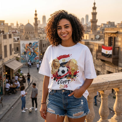 Paint - Egypt World Cup 2026 - Premium Cotton T-Shirt