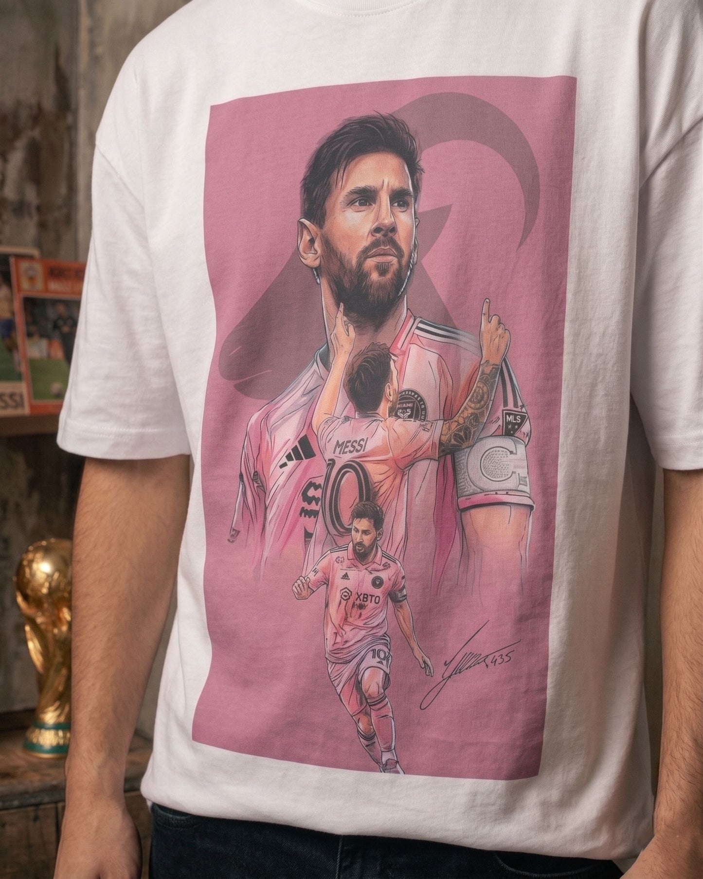 Miami Messi - Premium Cotton T-Shirt