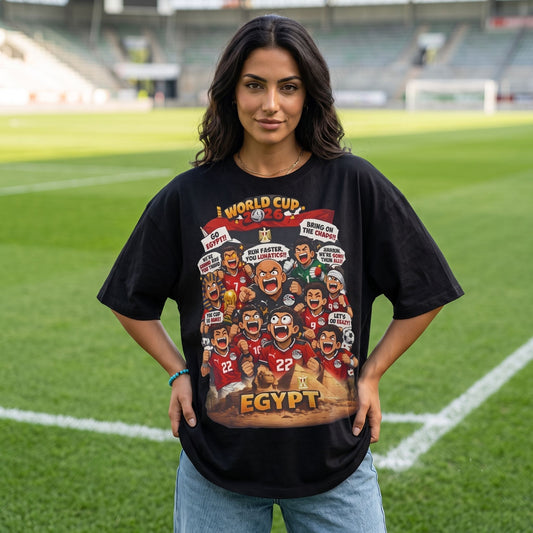 Anime - Egypt World Cup 2026 - Premium Cotton T-Shirt
