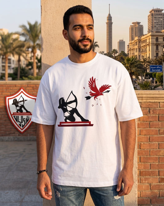 Zamalek Arrow - Premium Cotton T-Shirt