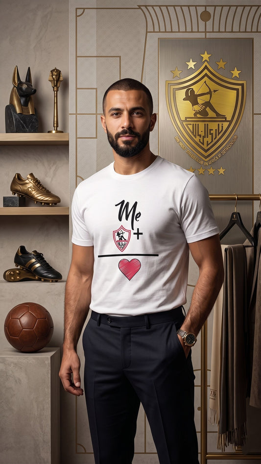 Love Zamalek - Premium Cotton T-Shirt