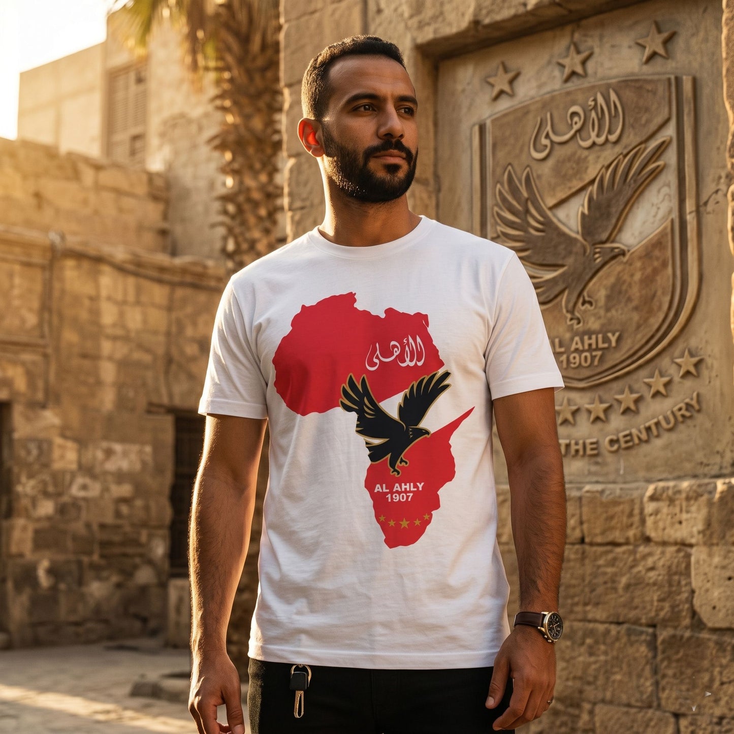 AL Ahly = African Empire - Premium Cotton T-Shirt
