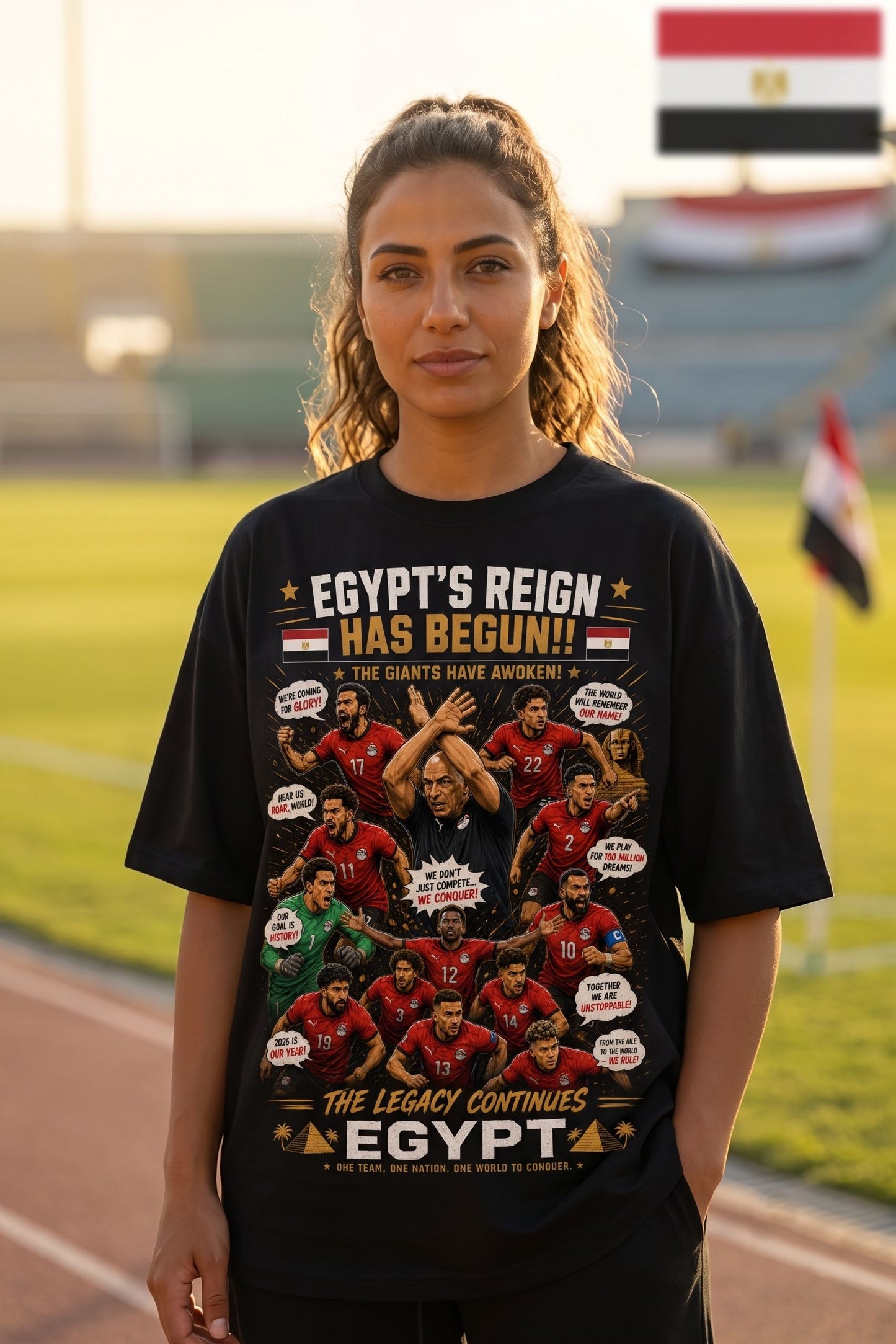 Egypt Regin World Cup 2026 - Premium Cotton T-Shirt