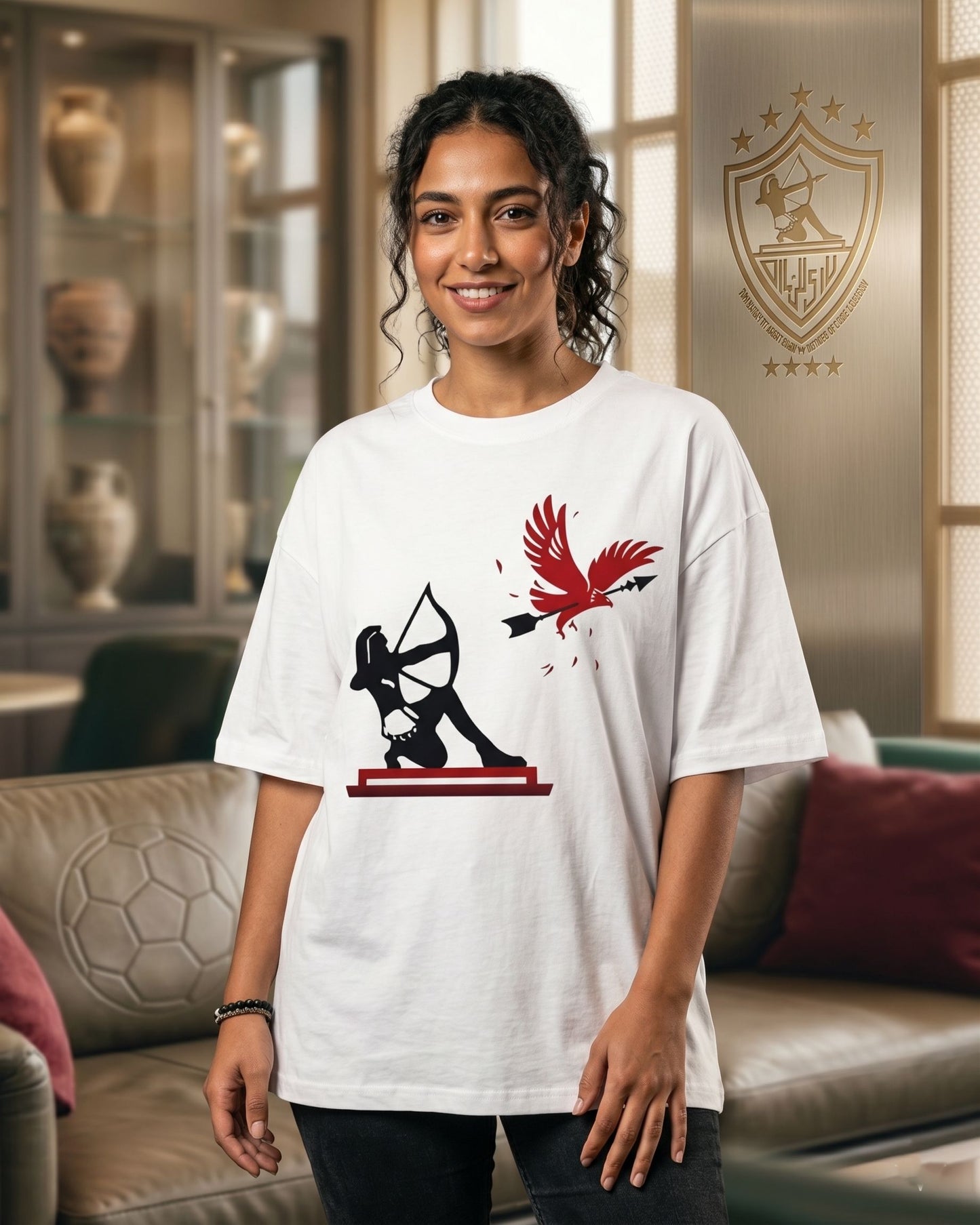 Zamalek Arrow - Premium Cotton T-Shirt