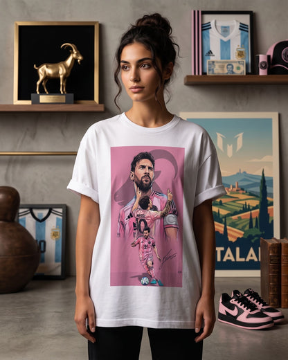 Miami Messi - Premium Cotton T-Shirt