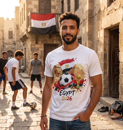 Paint - Egypt World Cup 2026 - Premium Cotton T-Shirt