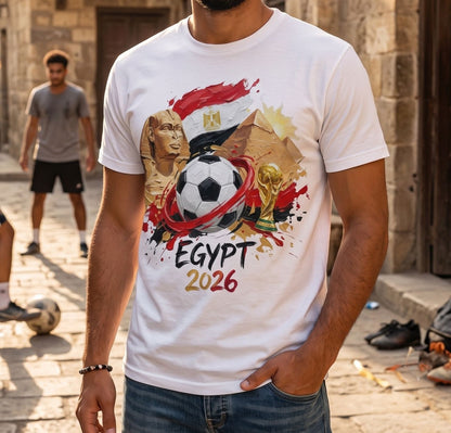 Paint - Egypt World Cup 2026 - Premium Cotton T-Shirt