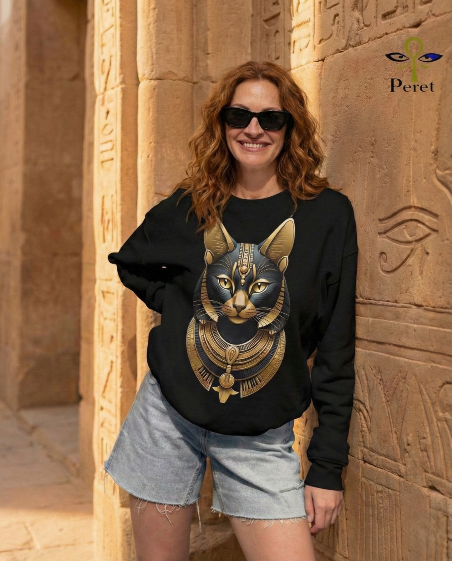Bastet Godess - Crew neck Sweatshirt