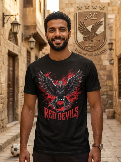 Al Ahly Red Devils - Premium Cotton T-Shirt