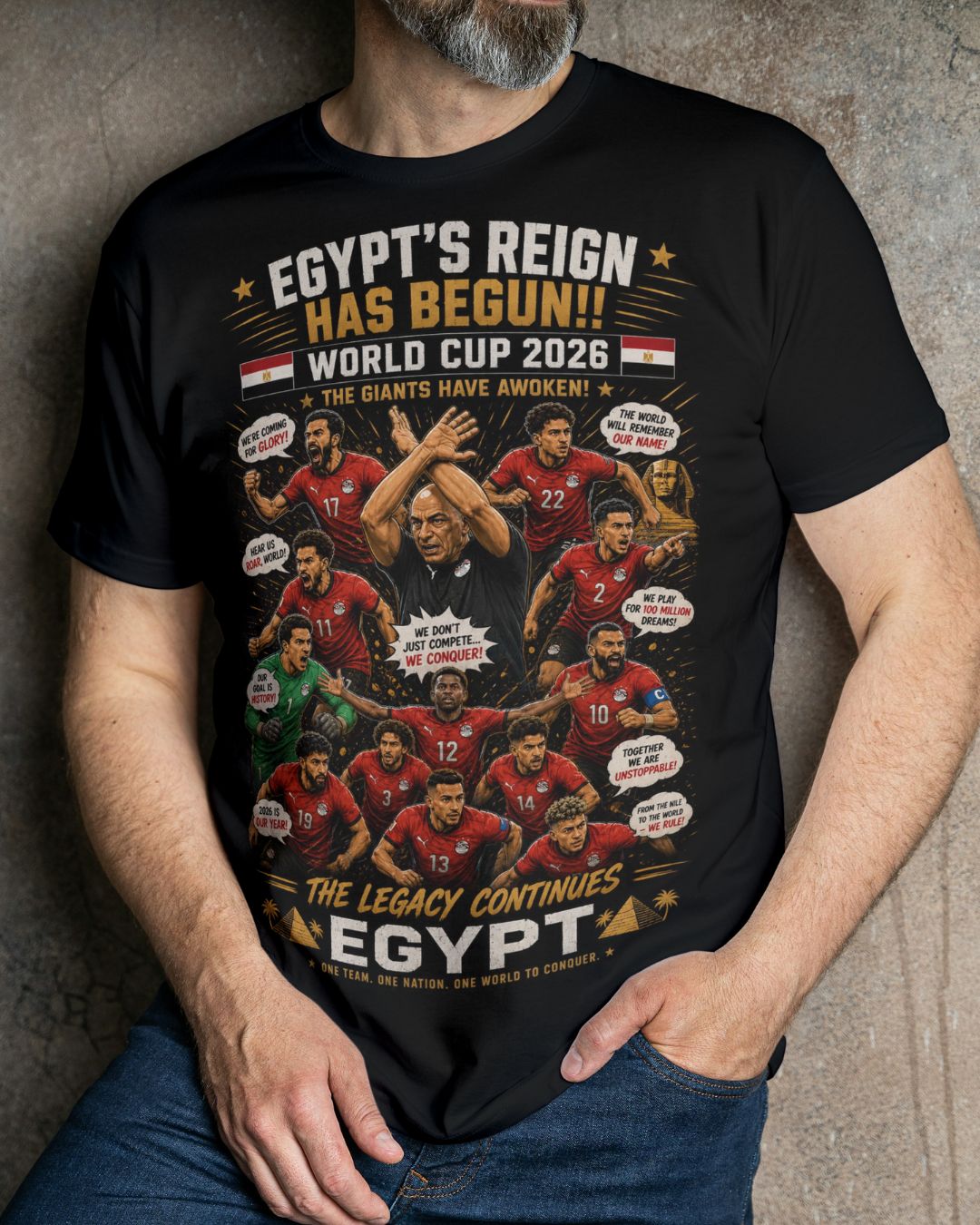 Egypt Regin World Cup 2026 - Premium Cotton T-Shirt