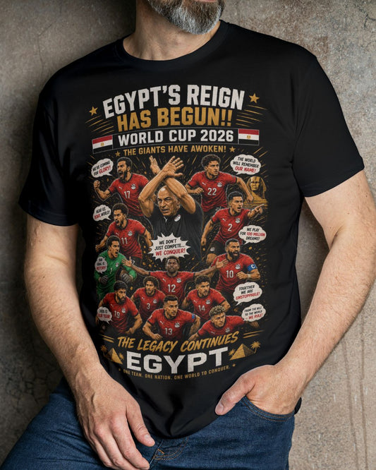 Egypt Regin World Cup 2026 - Premium Cotton T-Shirt
