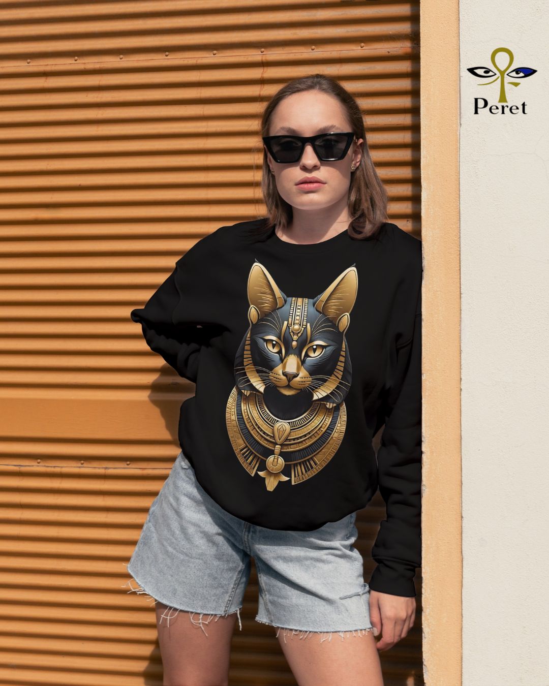 Bastet Godess - Crew neck Sweatshirt